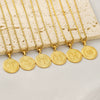 Necklace Titanium Steel Stainless Steel Constellation Electroplated 18K Gold Fashion Trend Unisex