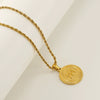 Necklace Titanium Steel Stainless Steel Constellation Electroplated 18K Gold Fashion Trend Unisex