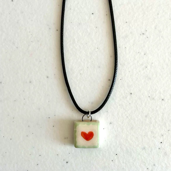 Necklace Titanium Steel Stainless Steel Floral Apple Cherry Rainbow Pattern Electroplating Minimalist