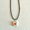 Necklace Titanium Steel Stainless Steel Floral Apple Cherry Rainbow Pattern Electroplating Minimalist