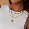 Necklace Titanium Steel Stainless Steel Geometric Electroplating Jewelry For Women