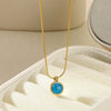 Necklace Titanium Steel Stainless Steel Geometric Snake Bone Chain Electroplating Women's Retro Light Luxury