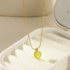 Necklace Titanium Steel Stainless Steel Geometric Snake Bone Chain Electroplating Women's Retro Light Luxury