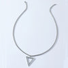 Necklace Titanium Steel Stainless Steel Geometric Triangle Pendant Electroplated Jewelry For Men