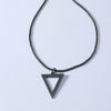 Necklace Titanium Steel Stainless Steel Geometric Triangle Pendant Electroplated Jewelry For Men