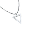 Necklace Titanium Steel Stainless Steel Geometric Triangle Pendant Electroplated Jewelry For Men