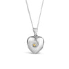 Necklace Titanium Steel Stainless Steel Heart Shape Electroplating Star Moon Pattern Simple Fashion