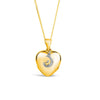 Necklace Titanium Steel Stainless Steel Heart Shape Electroplating Star Moon Pattern Simple Fashion