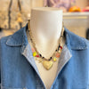 Necklace Titanium Steel Stainless Steel Heart Shell Chili Small Fish Pendant Dopamine Style Electroplating