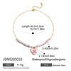 Necklace Titanium Steel Stainless Steel Imitation Pearl Electroplating