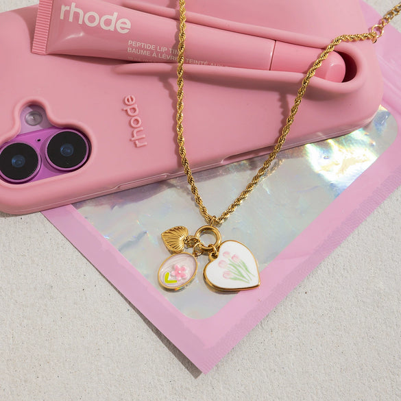 Necklace Titanium Steel Stainless Steel Imitation Pearl Electroplating