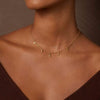 Necklace Titanium Steel Stainless Steel Palm Eyes Devil's Eye Goldplated Electroplating Color Preservation