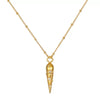 Necklace Titanium Steel Stainless Steel Palm Eyes Devil's Eye Goldplated Electroplating Color Preservation