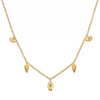 Necklace Titanium Steel Stainless Steel Palm Eyes Devil's Eye Goldplated Electroplating Color Preservation