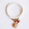 Necklace Titanium Steel Star Electroplating Natural Baroque Pearl Pendant Summer Ocean Wind Simple Style