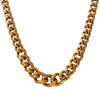 Necklace 316L Stainless Steel Twisted Miami Cuban Chain Electroplated Hip Hop Style