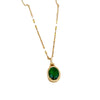 Necklace Titanium Steel Water Drops Geometric Diamond Design Unisex Light Luxury