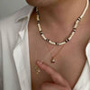 Necklace Wood Alloy Geometric Handmade Men's Jewelry