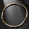 Necklace Wood Soft Pottery Geometric Handmade For Men