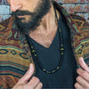 Necklace Wooden Beads Alloy Geometric Electroplating For Men