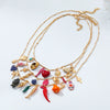 Necklace Zinc Alloy Electroplating Geometric Heart Fruit Style For Women