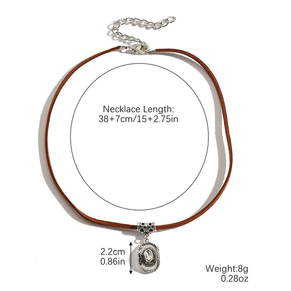 Necklace Zinc Alloy Geometric Animal Zodiac Electroplating Vintage Niutou Cross Ochain