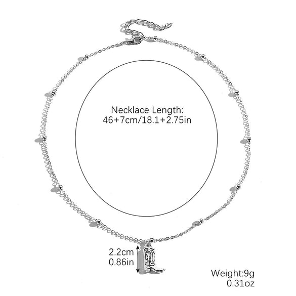 Necklace Zinc Alloy Geometric Animal Zodiac Electroplating Vintage Niutou Cross Ochain