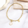 Necklace Zinc Alloy Geometric Electroplating Pendant Ochain Women's Simple Elegant Acrylic Mothershell