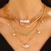 Necklace Zinc Alloy Geometric Metal Snake Bone Chain Electroplating