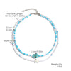 Necklace Zinc Alloy Geometric Shell Conch Sea Star Pendant Electroplating For Women