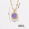 Necklace Zircon Pendant Jewelry Fashion Women's Accessories