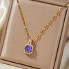 Necklace Zircon Pendant Jewelry Fashion Women's Accessories