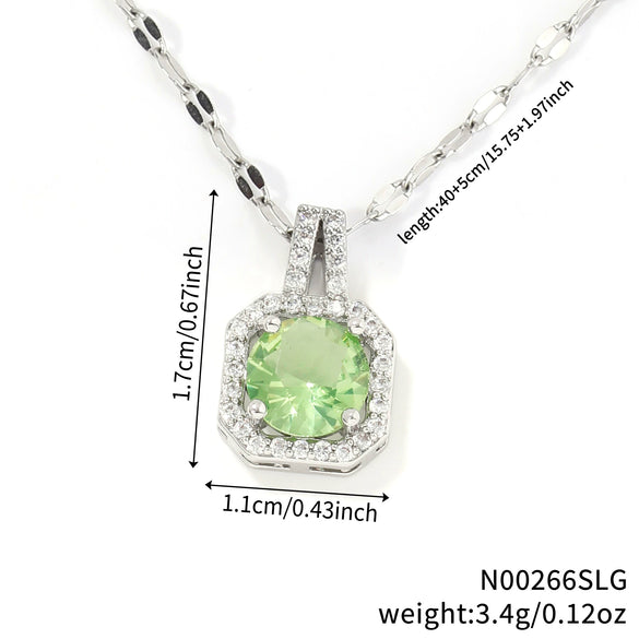 Necklace Zircon Pendant Jewelry Fashion Women's Accessories