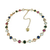Necklace Zircon Rhinestone Geometric Baroque Style Women