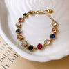 Necklace Zircon Rhinestone Geometric Baroque Style Women