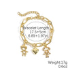Necklaces Zinc Alloy Heart Shape Geometric Sweet Style Electroplating