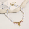 Necklaces Zinc Alloy Heart Shape Geometric Sweet Style Electroplating