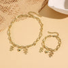 Necklaces Zinc Alloy Heart Shape Geometric Sweet Style Electroplating