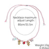 Necklaces Zinc Alloy Heart Shape Geometric Sweet Style Electroplating