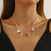 Necklaces Zinc Alloy Heart Shape Geometric Sweet Style Electroplating