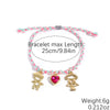 Necklaces Zinc Alloy Heart Shape Geometric Sweet Style Electroplating
