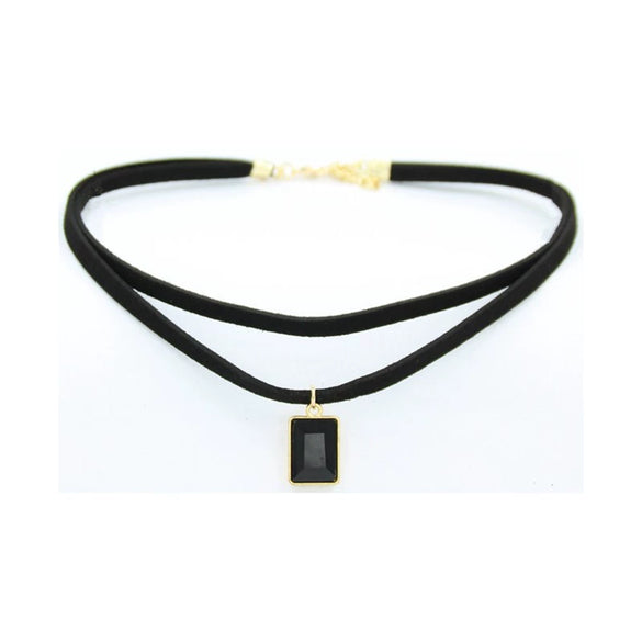 New Accessories Hot Lace Choker Tassel Necklace Chain Combination Set Black Velvet Collar