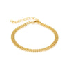 Simple Style Solid Color Copper Plating Gold Plated Bracelets