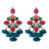 New Bohemian Color Diamond Flower Female Earrings Personality Accessories Wholesale