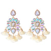 New Bohemian Color Diamond Flower Fearrings Personalized Jewelry Wholesale