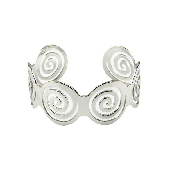 New Bracelet Popular Glossy Hollow Geometric Bracelet Ring Shape Open Bracelet