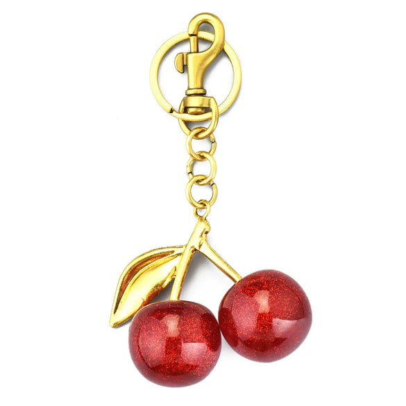 New Cherry Keychain Bag Pendant For Women Made Of Metal Ideal For Wholesale