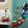 New Cherry Keychain Bag Pendant For Women Made Of Metal Ideal For Wholesale