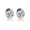 New Color Diamond Titanium Steel Magnetic Stud Earrings