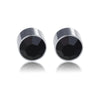 New Color Diamond Titanium Steel Magnetic Stud Earrings